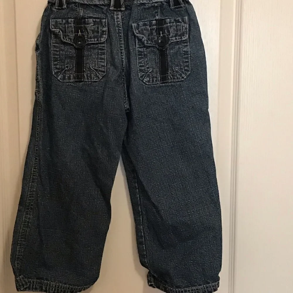 Gap Girls Jeans Capri Size 10 Adjustable Waist